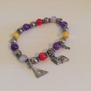 School Charm Bracelet